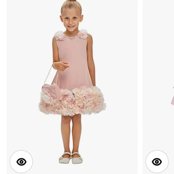 FINAL SALE✨

PINK GIRL Pink Floral Girl's Dress with matching bag - Picture 2 of 9